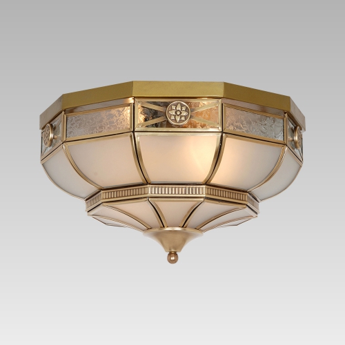 PREZENT OSSMAN 143, stropní vitrážová lampa