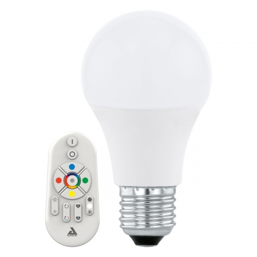 EGLO CONNECT LED žárovka E27 A60 9W=60W 806lm RGB + ovládač
