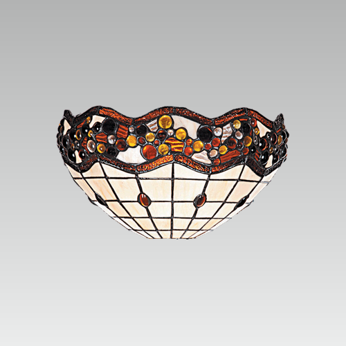 PREZENT TIFFANY 99,  nástěnná vitrážová lampa