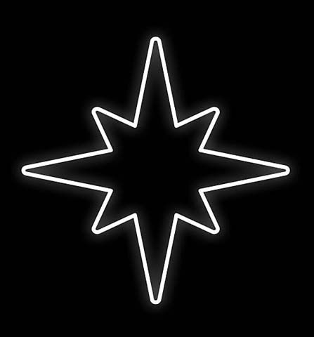 Vánoční světelná hvězda Konzolová D392B-K