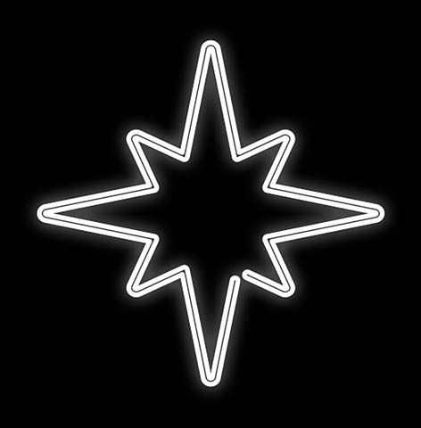 Vánoční světelná hvězda Konzolová D393A-K