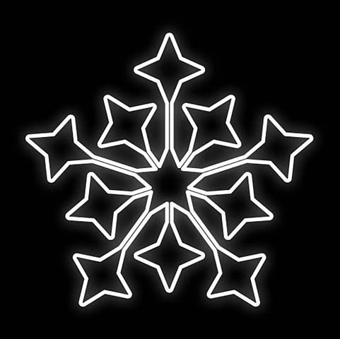 Vianočná svetelná hviezda 1520mm D403C-K