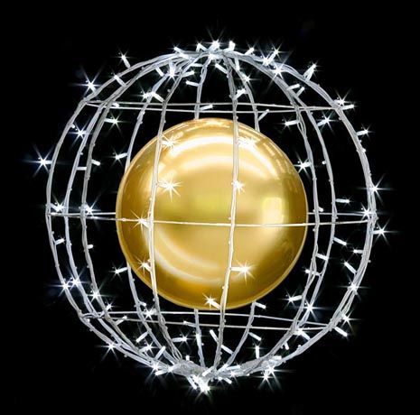 Vánoční světelná koule 100cm Závěsná OBF100-L+040PL-Z