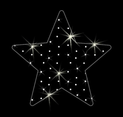 Vánoční světelná hvězda OMD10-L