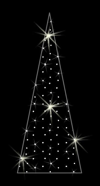 Vánoční světelný stromek OMD11-L