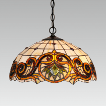 PREZENT TIFFANY 95, závěsná vitrážová lampa