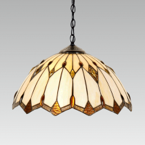 PREZENT TIFFANY 83, závěsná vitrážová lampa
