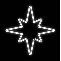 Vánoční světelná hvězda Závěsná D393A-Z